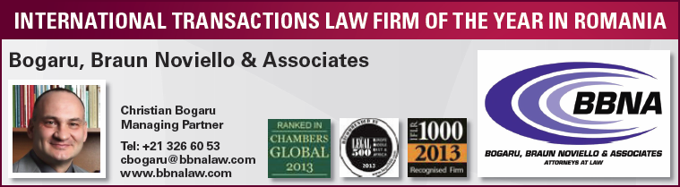 The International Transactions Law Firm of the year in Romania - BOGARU ...